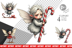Frazzled Sugar Plum Fairy Clipart Product Image 1