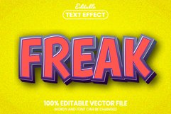 Freak text editable text effect style Product Image 1