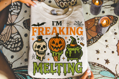 I&#039;m Freaking Melting PNG, Halloween PNG, Pumpkin PNG, Spooky Product Image 3