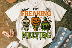 I&#039;m Freaking Melting PNG, Halloween PNG, Pumpkin PNG, Spooky Product Image 5