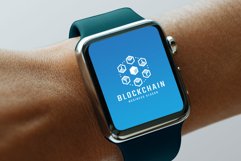 Blockchain Crypto Currency Cash Logo Product Image 1
