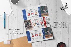Baseball Ticket Canva Editable Template Product Image 4