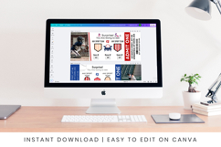 Baseball Ticket Canva Editable Template Product Image 5