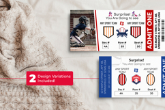 Baseball Ticket Canva Editable Template Product Image 9