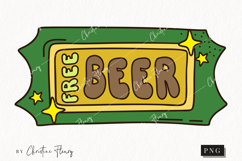 Retro St Patrick's Day Clipart | St Patrick PNG Product Image 1