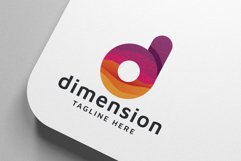 Dimension Letter D Pro Branding Logo Product Image 3