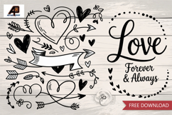 Hand Drawn Love Elements Product Image 1