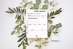 Minimalist Fitness Tracker Checklist Template Pdf Product Image 7