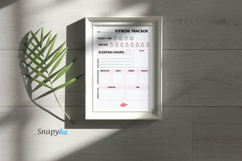 Minimalist Fitness Tracker Checklist Template Pdf Product Image 6
