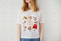 Watercolor Autumn Favorites Sublimation Quote Design Product Image 2