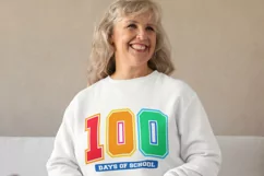 100 days SVG, 100 days of school PNG, Retro 100 days SVG Product Image 7