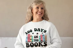 100 days in the books SVG, 100 days of school SVG Product Image 3