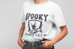 Spooky Babes Club SVG, Spooky Babe SVG, Spooky Vibes SVG Product Image 2