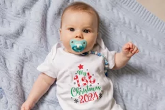 My first Christmas SVG, My 1st Christmas SVG, Baby Christmas Product Image 5