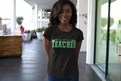 One Lucky Teacher Svg, One Lucky Teacher, Teacher Shirt Svg Product Image 4