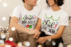Christmas Couples Shirt SVG, funny christmas SVG Product Image 4
