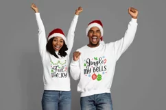 Christmas Couples Shirt SVG, funny christmas SVG Product Image 5