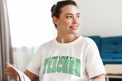 One Lucky Teacher Svg, One Lucky Teacher, Teacher Shirt Svg Product Image 5