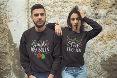 His And Her Christmas, Jingle my bells feel the joy SVG Product Image 5