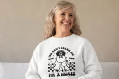 You Can’t Scare Me I’m a Nurse Svg, Nurse Halloween Svg Product Image 6