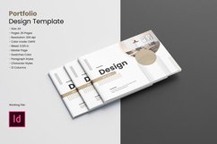 Design Portfolio Brochure. Adobe Indesign Template Product Image 1