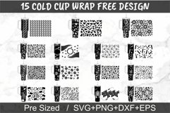 Engraved 40oz Tumbler Wrap Sunflower, Floral Svg, Heart Svg Product Image 2