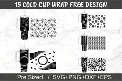 Engraved 40oz Tumbler Wrap Leopard Pumpkin, Halloween, Laser Product Image 5