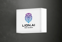 Intelligent Ai and Digital Lion Logo Product Image 2