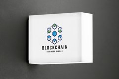 Blockchain Crypto Currency Cash Logo Product Image 3