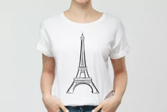 Let's go to Paris PNG, T-Shirt Sublimation. Product Image 2