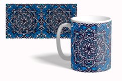 Oriental Mandala Mug Wrap Sublimation Design 15 oz Product Image 3