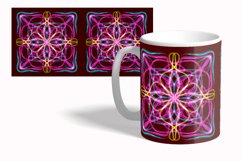 Abstract Mug Wrap Sublimation Design 15 oz Product Image 3