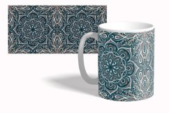 Oriental Mandala Mug Wrap Sublimation Design 15 oz Product Image 3