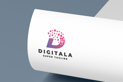 Pixelated D Letter Logo Product Image 2