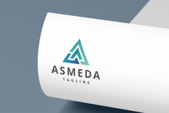 ASMEDA Abstract Triangle Tech Logo Product Image 2