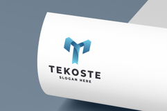 Modern T Letter Logo - Tech &amp; Digital Design Product Image 1