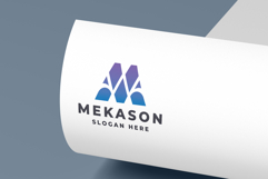 Modern Geometric M Logo Product Image 1