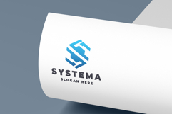 Geometric Tech Letter S Logo Product Image 2