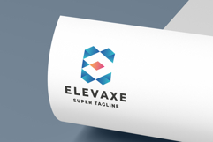 Square E Letter Logo Product Image 2