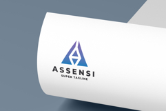 ASSENSI Abstract Triangle A Logo Product Image 1