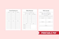 Printable Travel Planner, Trip Itinerary Planner Product Image 2