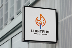 Fire Light - Burning Match Logo Product Image 2