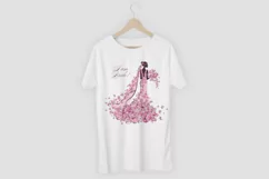 Fairy Wedding Invitation Bride in floral dress & butterfly Product Image 6