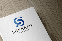 Abstract S Letter Connection Logo Product Image 1