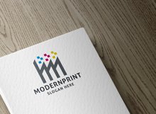 Modern Print Letter M Logo Product Image 3
