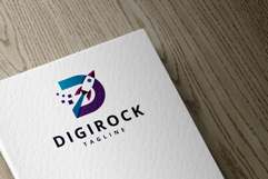 Digital Rocket D Letter Logo Product Image 2