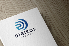 Digital Data Letter D Logo Product Image 2