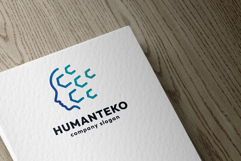 Human Head Virtual Technology Logo Product Image 3
