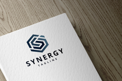 Geometric Hexagon S Letter Logo Product Image 2