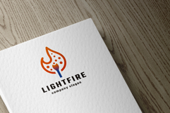 Fire Light - Burning Match Logo Product Image 3